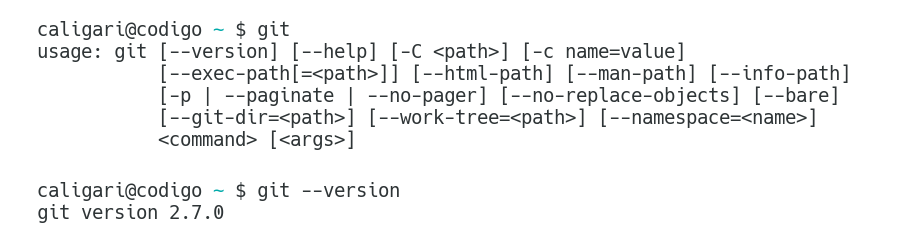 Git en consola