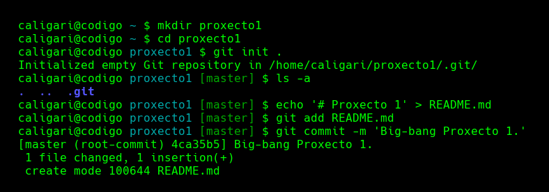 Creando un repositorio dende 0